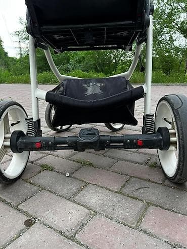 Коляски: Детская коляска люлька Bebetto (логотип на накидке), цвет — 5