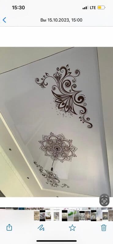 натяжные потолки бишкек фото цены: Натяжной потолок Матовое, 3D потолки, Глянцевое Бесплатная консультация, Демонтаж, Гарантия — 2