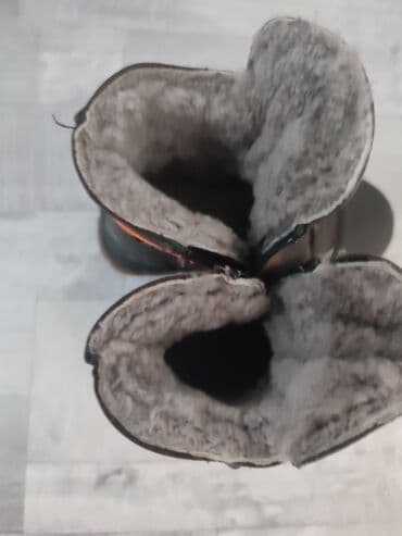 мурские туфли: Продаю детский зимнии кожаные сапоги б/у в отличном состоянии — 2