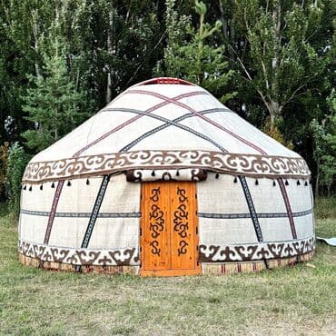 математика 6 класс с.к.кыдыралиев а.б.урдалетова г.м.дайырбекова гдз: Боз үйлөрдү ижаралоо, Каркасы Жыгач, 85 баш, Идиш-аяк, Самоор, Полу менен — 12