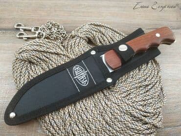 прибор ночного видения для охоты бу: Нож "Алтай" разделочный, сталь 65Х13, рукоять дерево Характеристики — 4