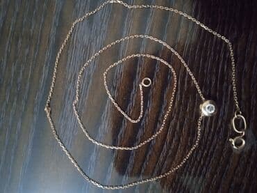 роскошные свадебные платья: Минималистичное ожерелье с подвеской в подарочной коробке. Проба 585 — 4