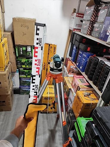 Курулуш жабдуулары: Оптический нивелир с алюминиевым штативом Описание: - — 7