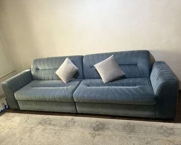 кожаный диван трансформер: Прямой диван, Трехместный — 2