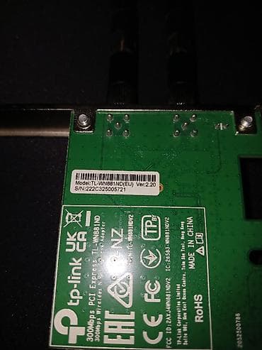 виндо: Сетевая карта PCIe TP-LINK TL-WN881ND Wireless N PCI Express Adapter — 4