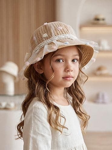 Айымдардын кийими: Шляпа, Панама, Жай, Саман, Токулган модель — 3
