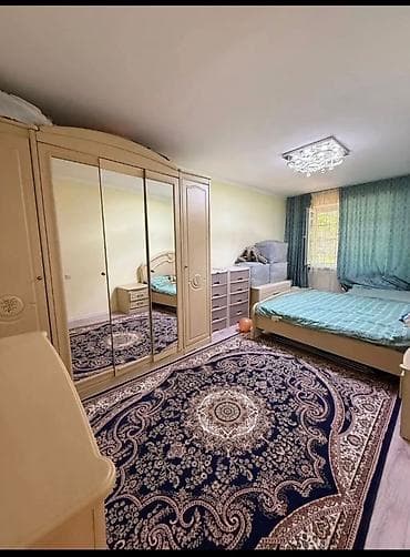 2 комнаты, 48 м², Кок-Жар мкр 104 серия, 1 этаж, Евроремонт — 4