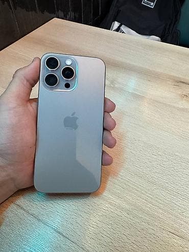 aifon 15: IPhone 15 Pro Max, Б/у, 512 ГБ, Natural Titanium, Коробка, 84 % — 3