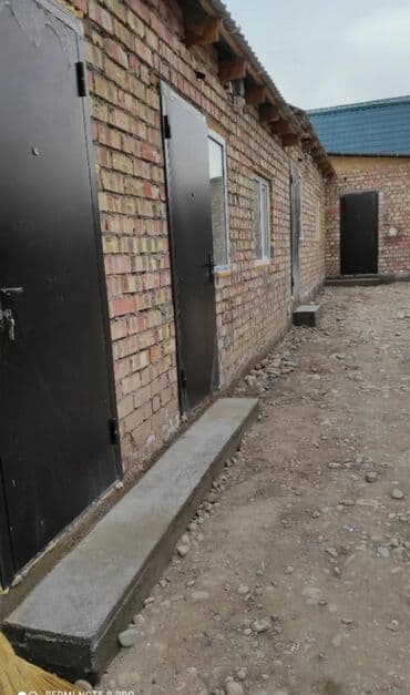 дом ак ордо участок: 20 кв. м, 1 бөлмө, Жылуу пол, Брондолгон эшиктер, Забор, тосулган — 6