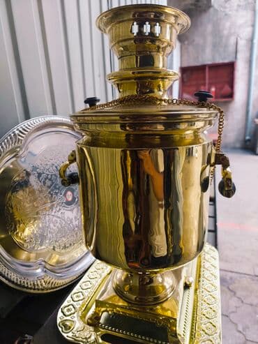 старинный самовар на дровах: Самоор, Колдонулган, Өзү алып кетүү — 6