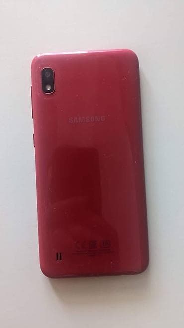 nokia e: Samsung Galaxy A10, Б/у, 32 ГБ, цвет - Красный — 1