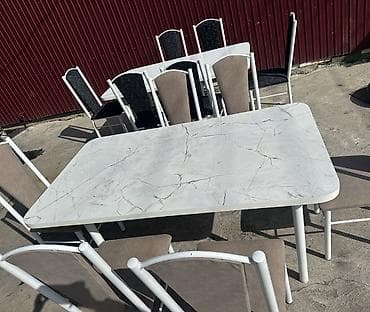 табуретка для кухни: Кухонный стол, Новый, Прямоугольный, Нераскладной — 1