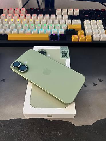 доставка зарядки для айфона: IPhone 17, Б/у, 256 ГБ, Зеленый, Зарядное устройство, Защитное стекло, Кабель, 100 % — 2