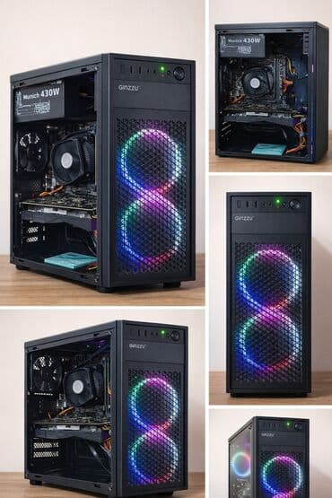 sdd: Компьютер, ядер - 4, ОЗУ 16 ГБ, Для несложных задач, Б/у, Intel Core i5, AMD Radeon RX 580, SSD — 9