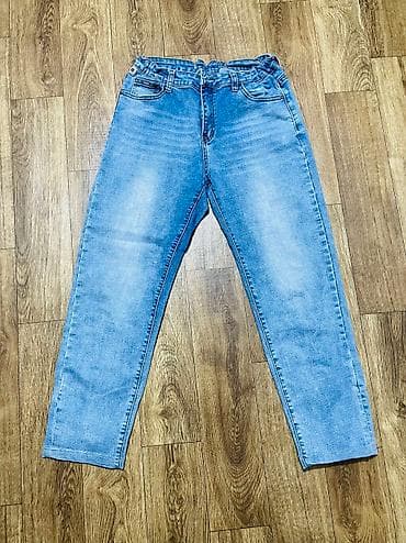 Джинсы, Прямые, L, XL