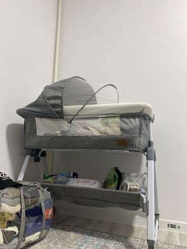 надувная матрас: Люлька, Колыбель, Металл, цвет - Серый, Самовывоз — 1