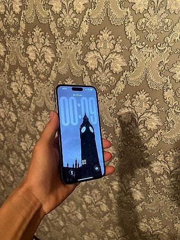 скупка macbook: IPhone 15 Pro Max, Б/у, 256 ГБ, Зарядное устройство, Защитное стекло, 89 % — 1