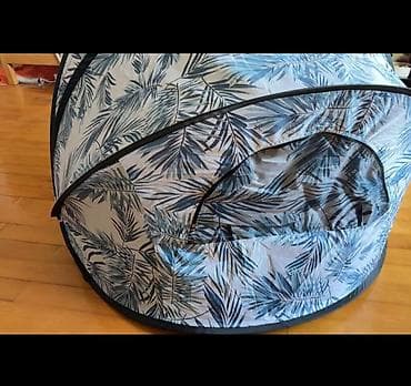 v beach: Складная пляжная/садовая палатка-полубалдахин с мгновенным — 3