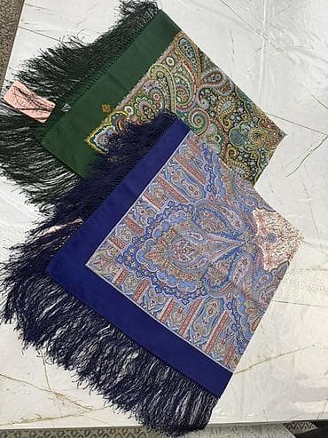 шарф осенний: Платки и шали с восточным/павлопосадским орнаментом - Формат — 8