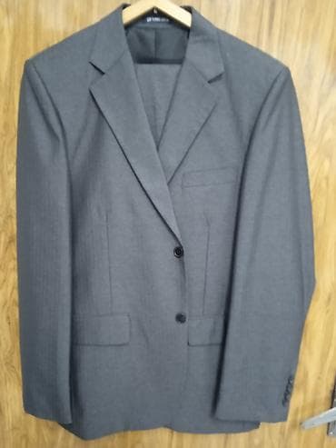 Костюмы: Мужской костюм, 2XL, Новый, цвет - Серый — 2