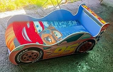 Мебель: Детская кровать-машинка «95» - Тематика: популярный гоночный — 2