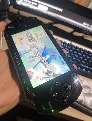 Техника жана электроника: Sony PSP (PlayStation Portable) с чехлом - Модель: серия PSP — 6