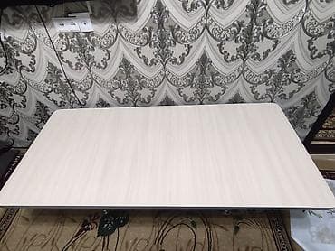 детская парта стол: Компактный прямоугольный стол с закруглёнными углами - Столешница — 1