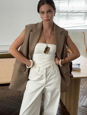 Жеке буюмдар: Костюмная безрукавка Размер L/XL Женская одежда от производителя 🇰🇬 В — 6