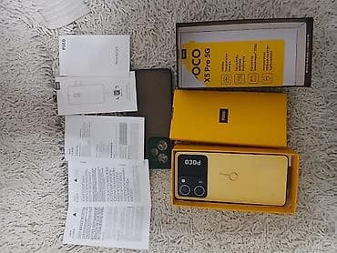 Poco X5 Pro 5G, Новый, 256 ГБ, цвет - Желтый, 2 SIM
