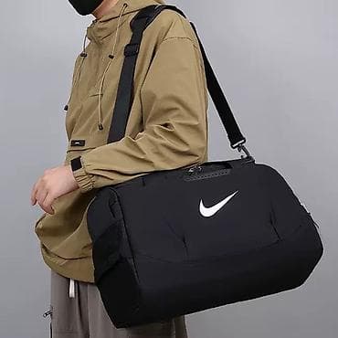 рюкзаки nike: Спортивная сумка, Материал: Джинс, Унисекс, Новый — 2