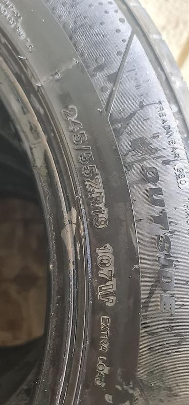 Транспорт: Комплект летних шин 245/55 ZR19 107W (XL, Extra Load), асимметричный — 3