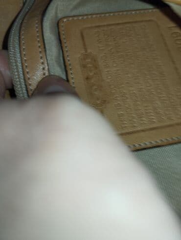 сумка луи витон оригинал цена: Coach оригинал, нуждается ремонте ручка, а так состояние отличное — 6