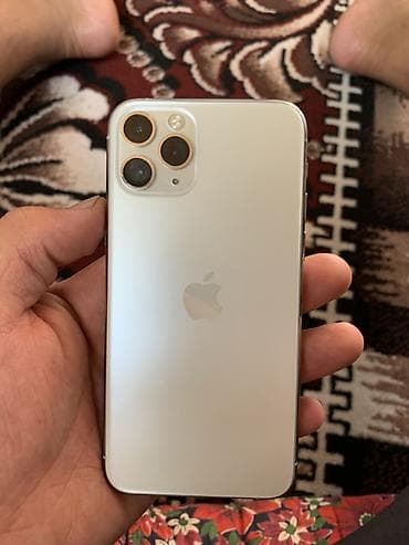 samsung s23: IPhone 11 Pro, Б/у, 64 ГБ, Серебристый, Чехол, 73 % — 1