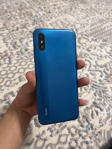 Redmi, Redmi 9A, 32 ГБ, цвет - Синий, 2 SIM