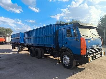 тракторный притсеп: КАМАЗ зерновоз с прицепом (автопоезд) - Комплектация: КАМАЗ 6x4 с — 1