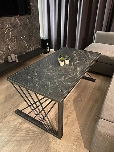 Ашкана столдору: Обеденные/рабочие столы из керамогранита на заказ, реализуем ваши — 6