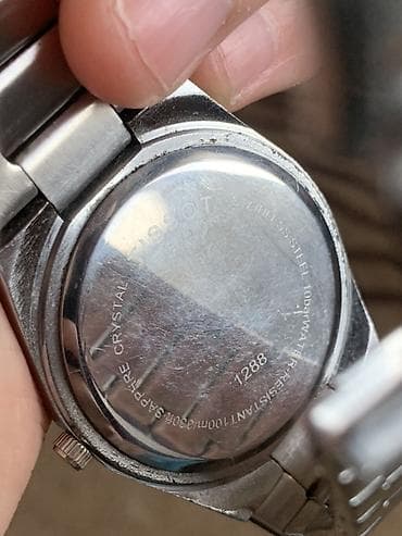 Аксессуарлар: Классикалык сааттар саат, Tissot, Швейцария, Суу өткөрбөөчү, Эркектердики — 6