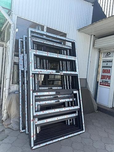 люстра магазин: Готовое алюминиевое окно, Тип окна: Фасадные, Декоративные особенности: Фрамуга, Новый, Бесплатная установка, Без рассрочки — 7