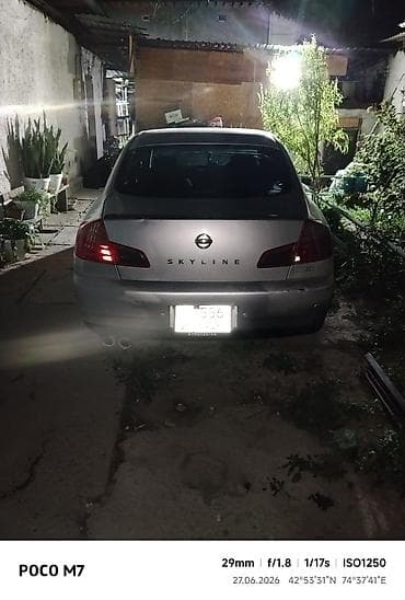 ниссан sentra: Nissan Skyline: 2003 г., 2.5 л, Автомат, Бензин, Седан — 2