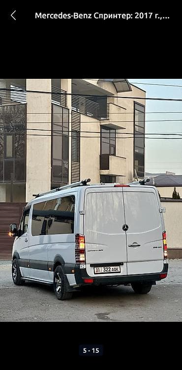 70 camry: Mercedes-Benz Спринтер: 2017 г., 2.2 л, Автомат, Дизель, Фургон — 3