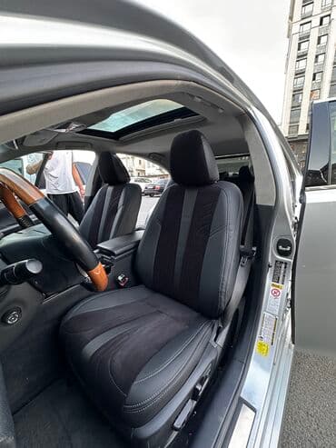 домкрат нексия: Чехлы Алькантара, С подушкой, цвет - Черный, Lexus, Новый, Самовывоз — 4