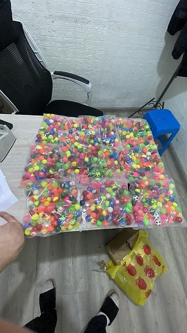 футбольные мячи лига чемпионов: 1000шт шарик 22 мм Набор разноцветных прыгающих мячиков — 1