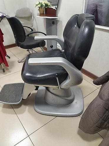 кресло для парехмахера: Барберское/парикмахерское кресло с гидравлическим подъемом - Широкое — 4