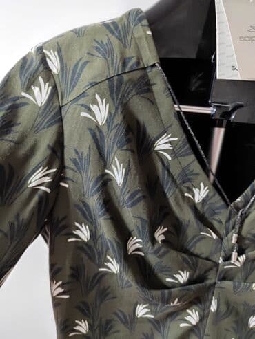 осеннее платье большого размера: Повседневное платье, Турция, Осень-весна, Турецкое, S — 2