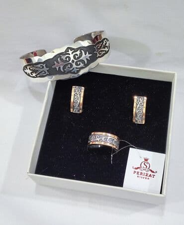 свадебное платье для высокой невесты: Набор украшений, Проба 925, Женские, Новый — 1