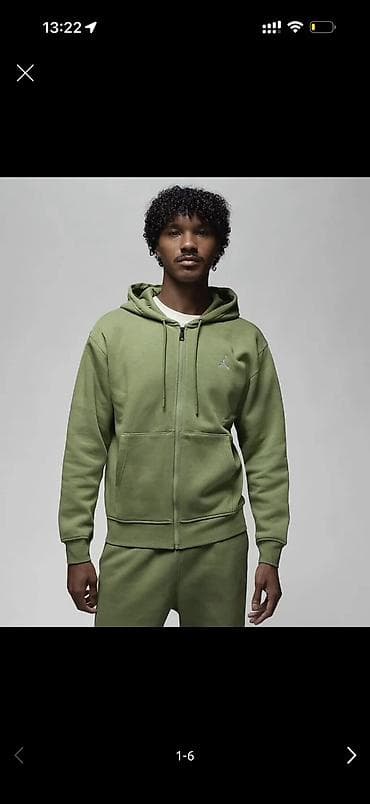 nike tech flece: Мужской спортивный костюм, M, Jordan, Новый, цвет - Зеленый, Самовывоз, Платная доставка — 1