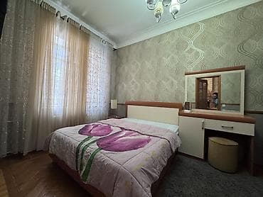 Квартиры: 3 комнаты, Бишкек Парк ТРЦ Собственник, Без животных, от 1 года, С мебелью полностью — 7