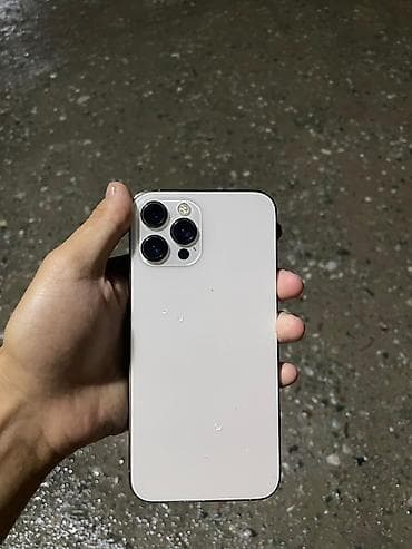 iphone hr: IPhone 12 Pro Max, Б/у, 128 ГБ, Серебристый, 100 % — 2