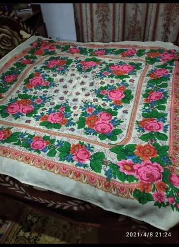 платочек: Платок! Павло пасадский платок. натуральный !!! привозной — 3