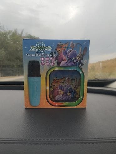 бу рации: Детская Bluetooth-колонка Zootopia+ с микрофоном - Компактная — 1